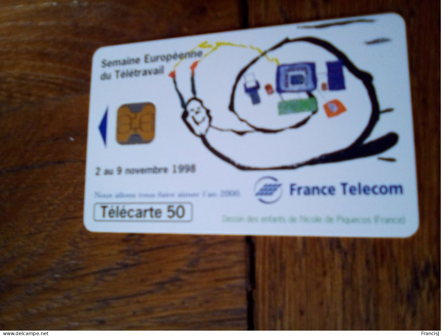 Escargot Escargots  Télécarte France Telecom - Andere & Zonder Classificatie