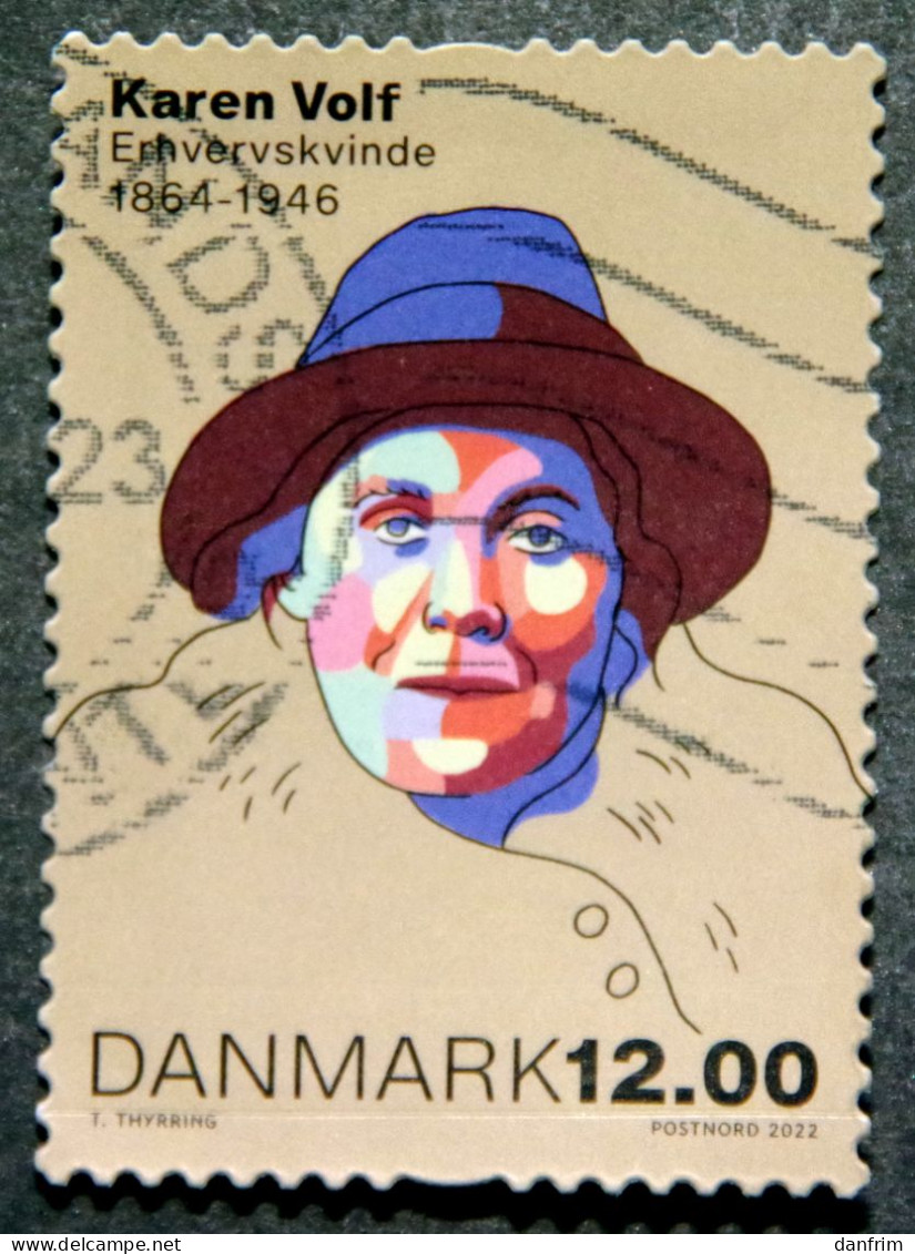 Denmark 2022  Prominent Danish Women   Minr.    (lot K 415) - Usati