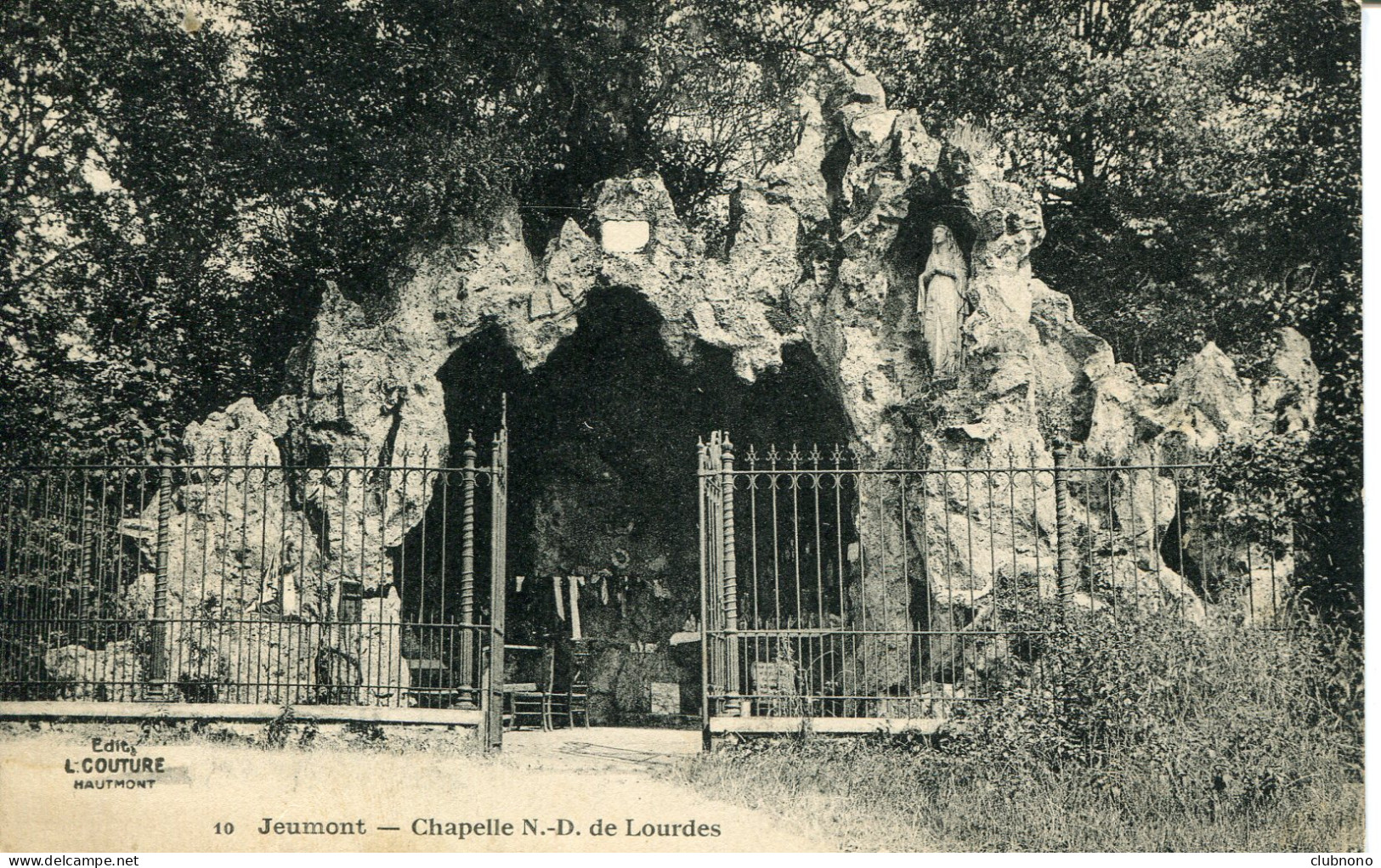 CPA  -  JEUMONT - CHAPELLE N.DAME DE LOURDES - Jeumont