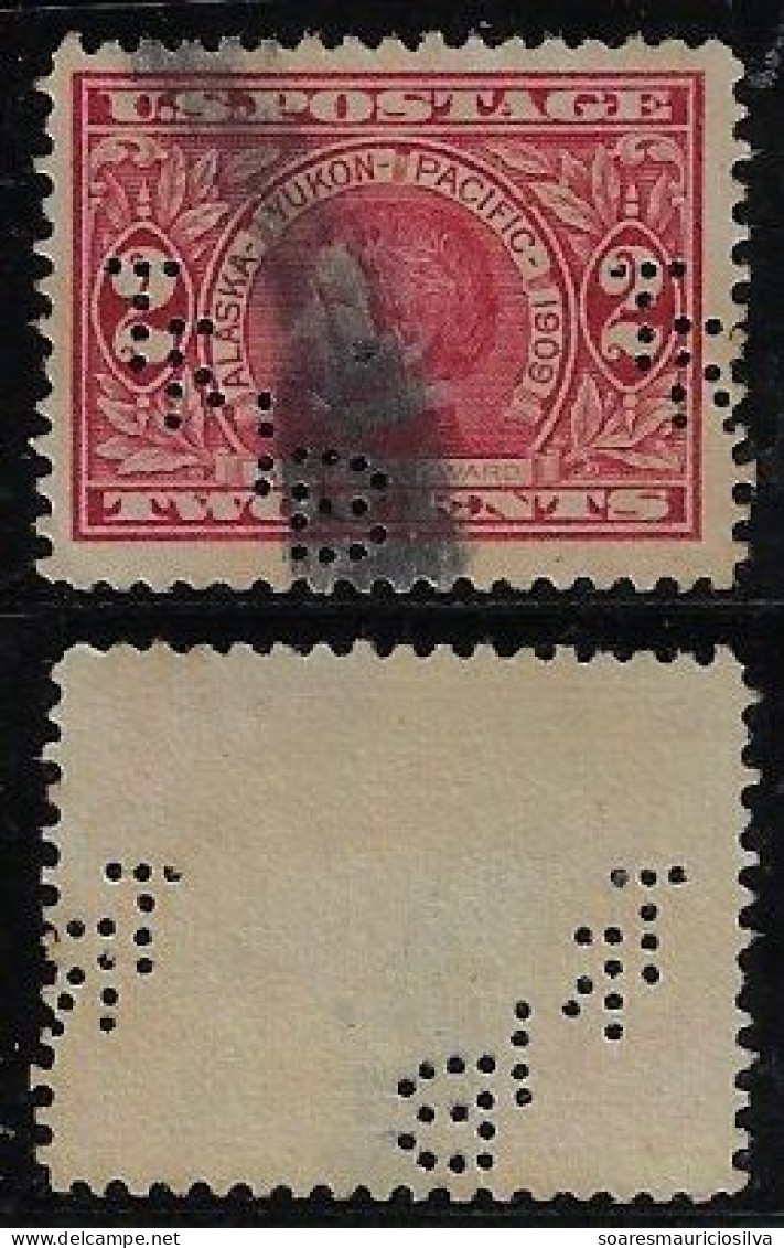 USA United States 1902/1908 Stamp With Perfin TRIB By Chicago Tribune Lochung Perfore Newspaper - Perfins