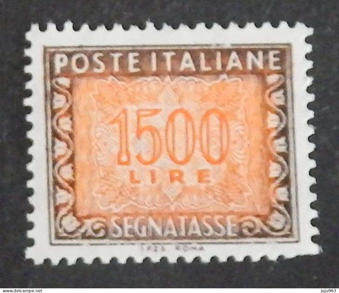 ITALIE TAXE YT 89 NEUF** ANNÉE 1991 - Postage Due