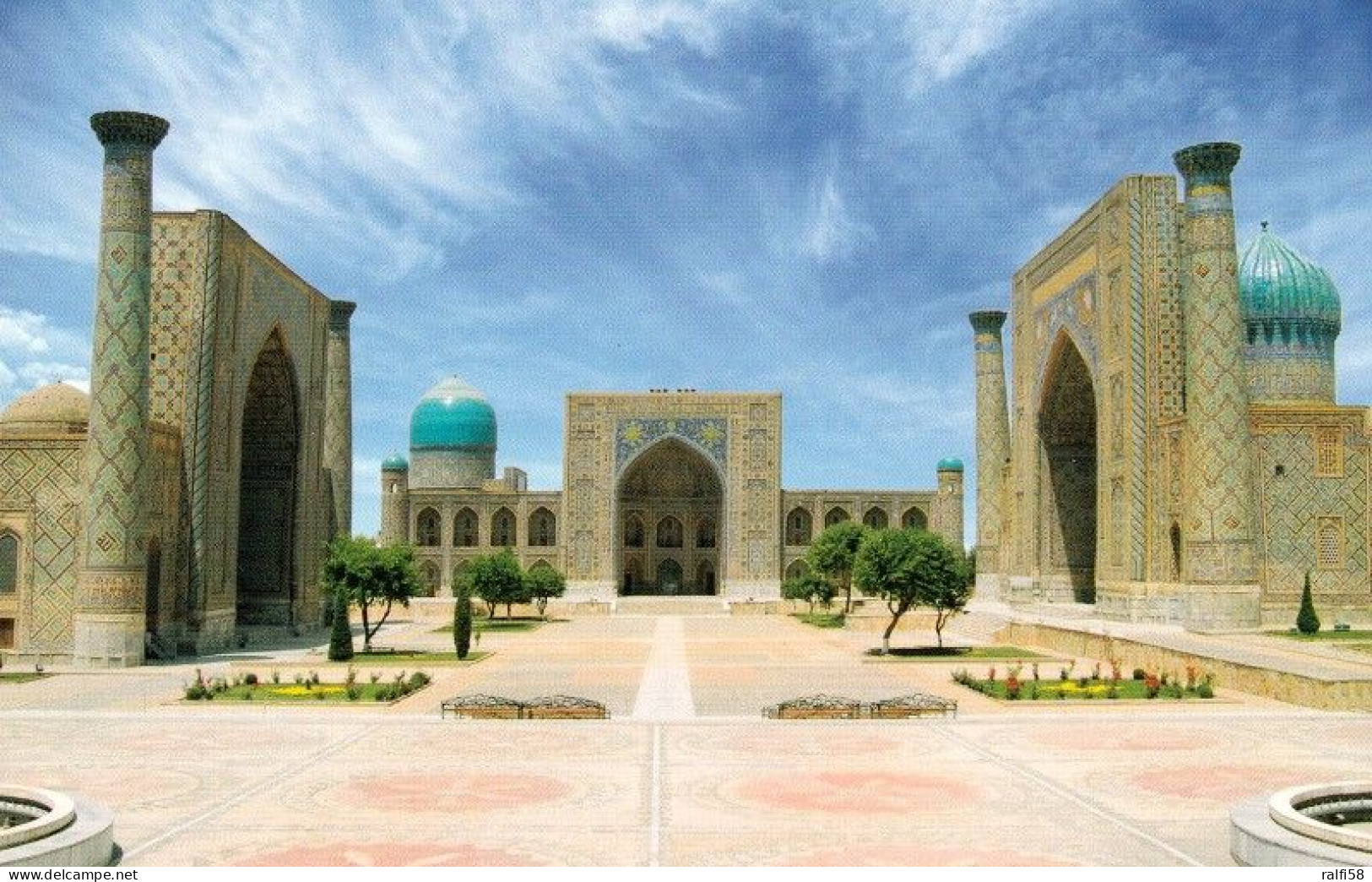 1 AK Usbekistan * Registan Platz In Samarkand - Ulugh-Beg-Madrasa - Sher-Dor-Madrasa - Tilla-Kori-Madrasa - UNESCO Erbe - Uzbekistan