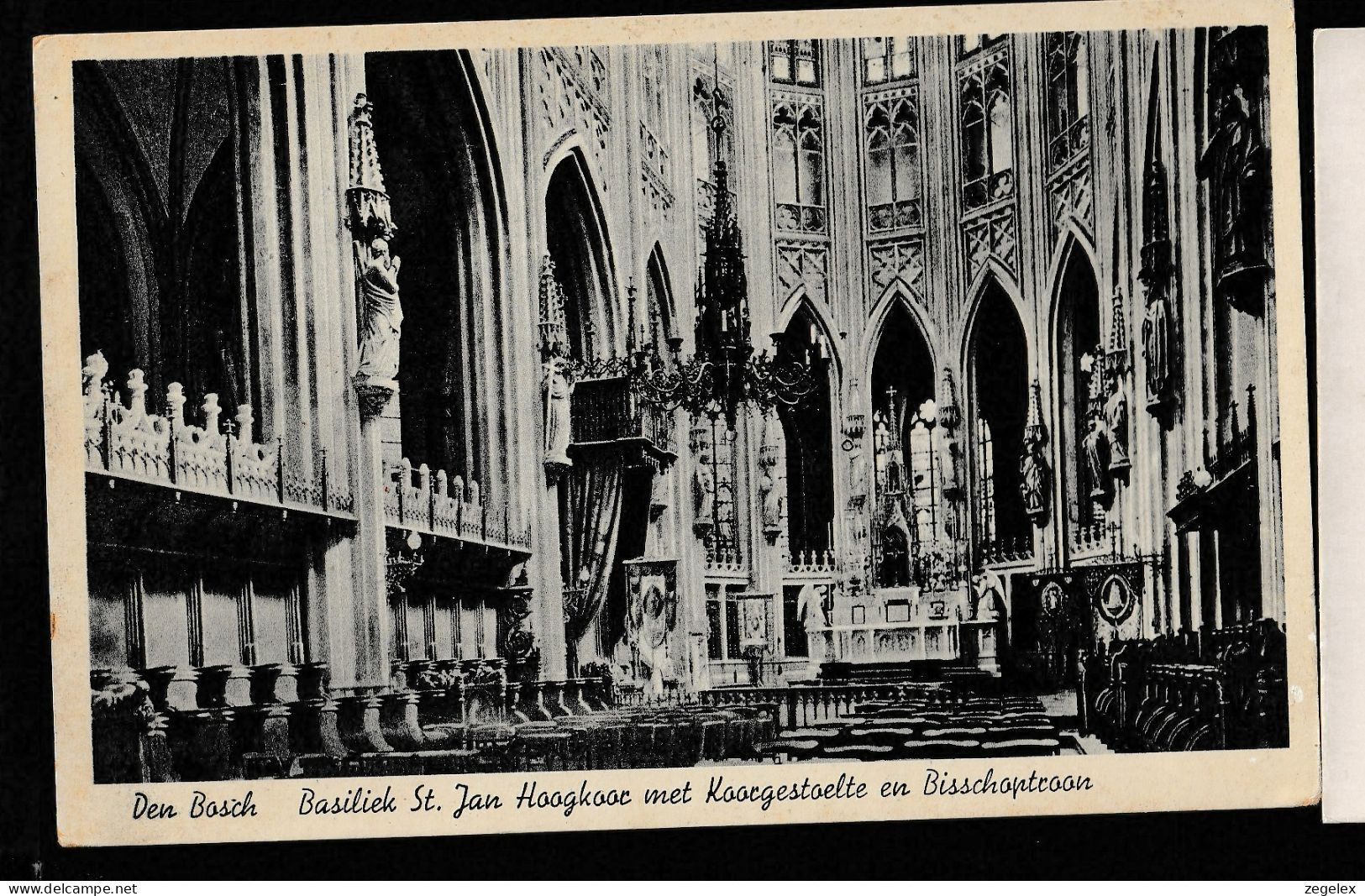 S Hertogenbosch - Baseliek St. Jan - Hoogkoor Met Koorgestoelte En Bisschopstroon - 's-Hertogenbosch