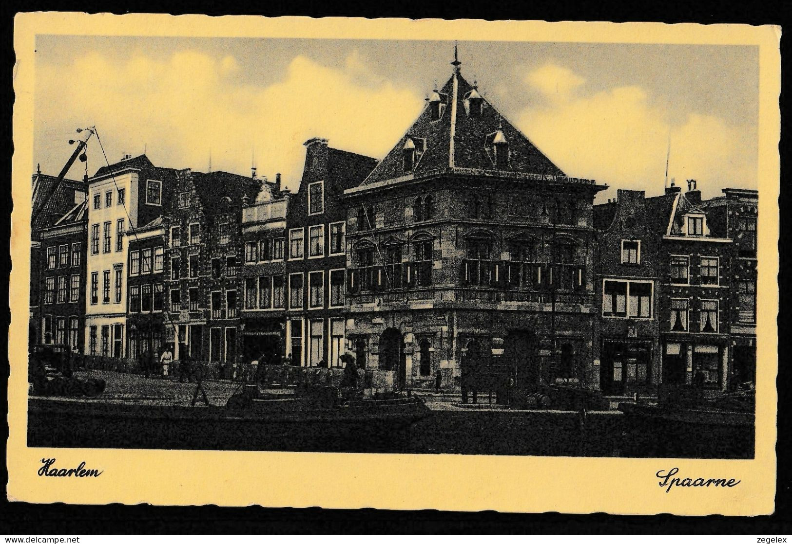 Haarlem - Spaarne Met Binnenvaartschip En Biertonnen. 1941 - Haarlem