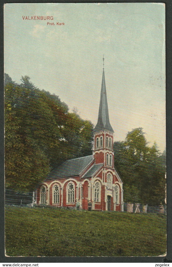 Valkenburg - Prot. Kerk 1923 - Stempel Wilhelmina Toren - Vereeniging Falcobergia - Valkenburg