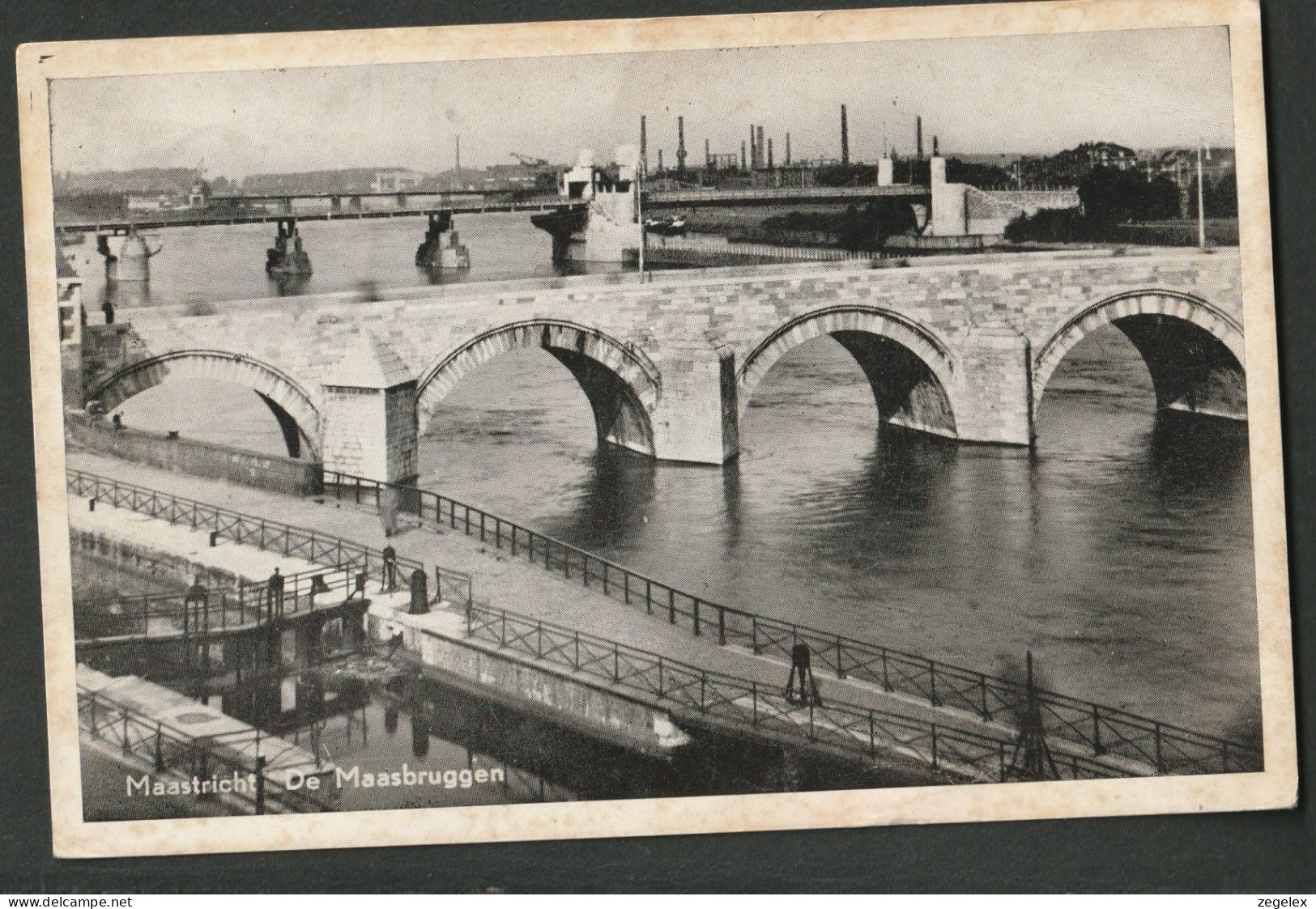 Maastricht 1956 - De Maasbruggen - Maastricht