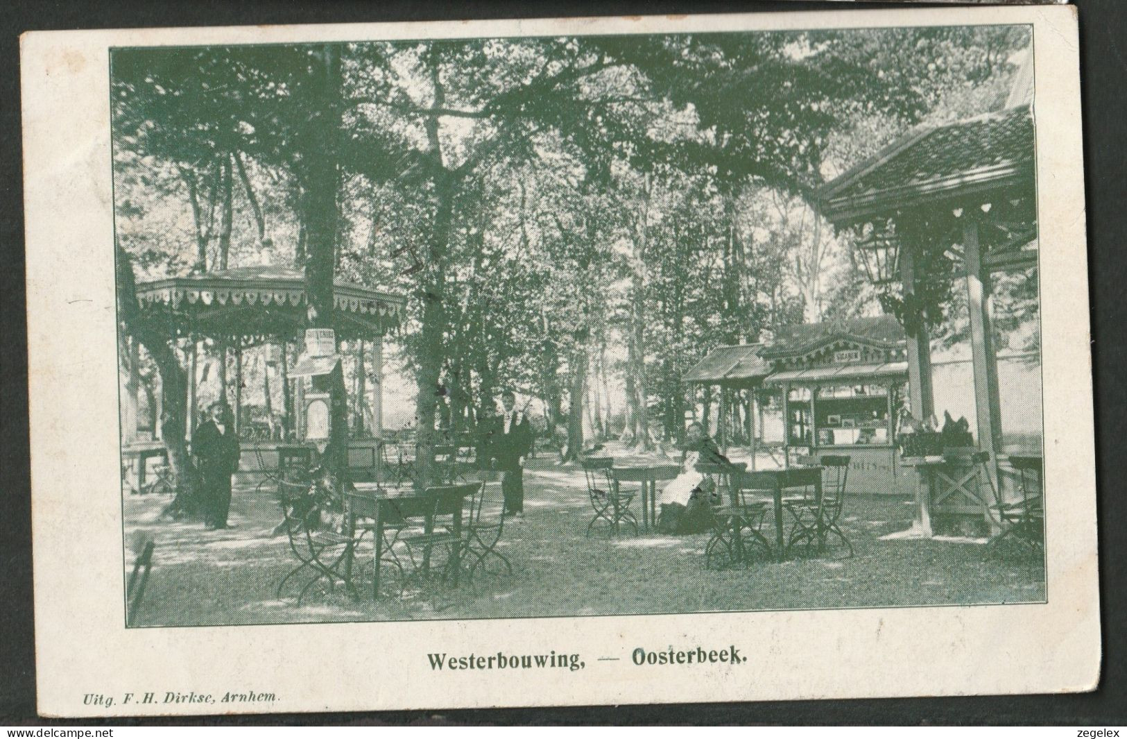 Oosterbeek 1902 - Westerbouwing Met Muziektent En Gezellig Terras Met Kelners In Het Gelid - Oosterbeek