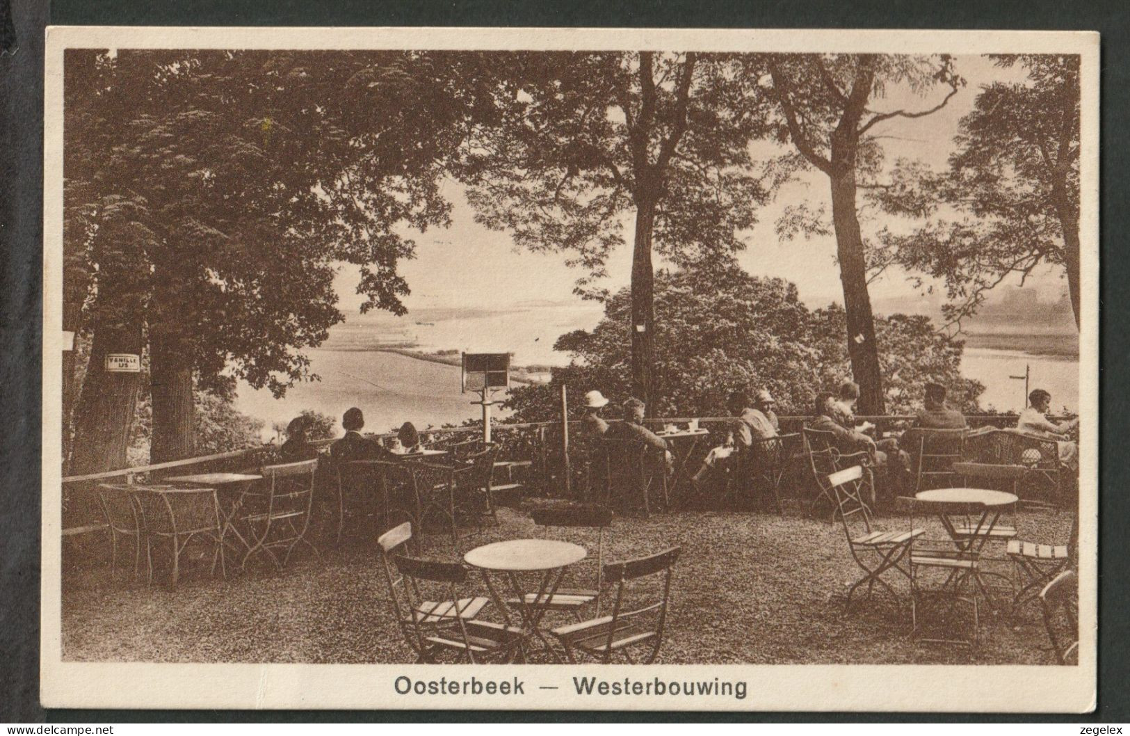 Oosterbeek 1929 - Westerbouwing Gezellig Terras - Oosterbeek