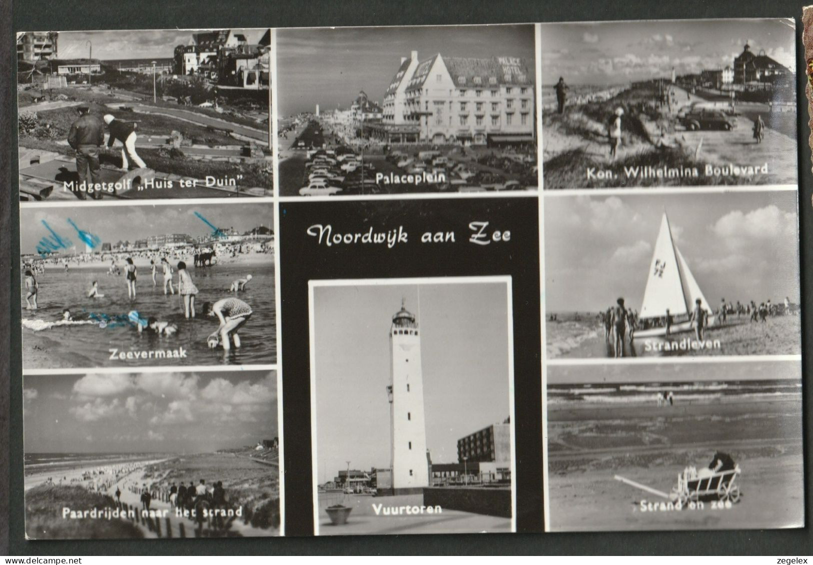 Noordwijk Aan Zee -  1966 Met Vuurtoren, Lighthouse, Leuchtturm - Noordwijk (aan Zee)