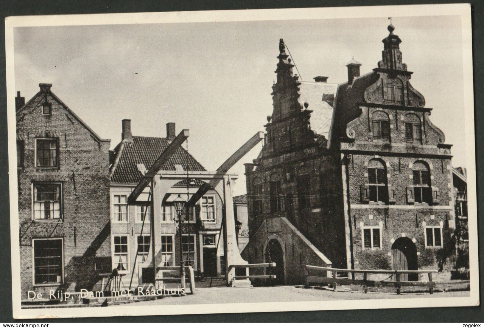 De Rijp (nu Gemeente Alkmaar), Dam Met Raadhuis 1954 - Alkmaar