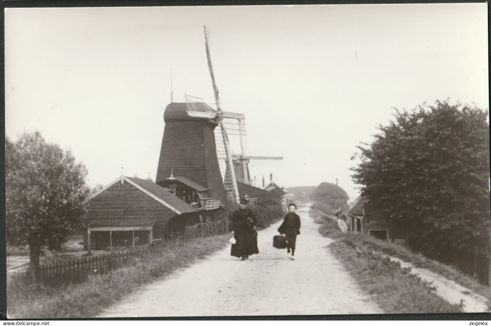 Dordrecht Rond 1905 - Molens Langs De Noordendijk. Uit De Serie "Zó Was Dordrecht" Foto Van Oude Ansicht - Dordrecht