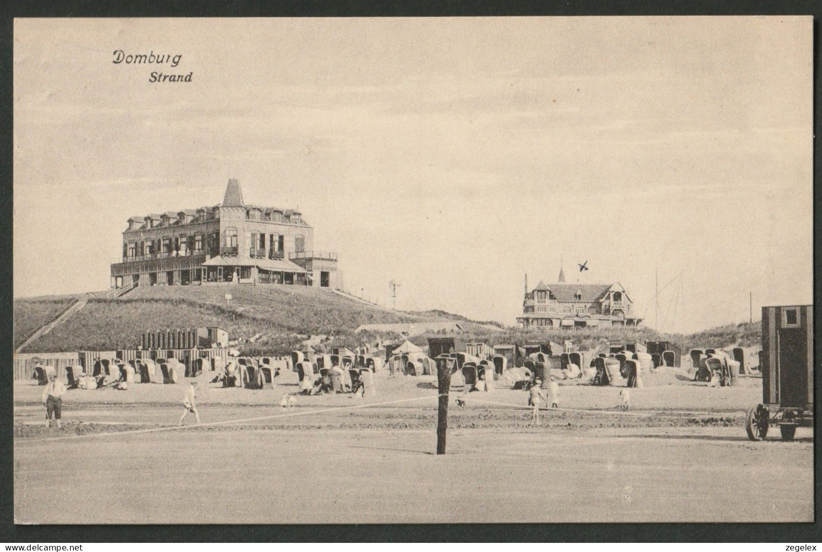 Domburg 1917 - Strandleven - Domburg