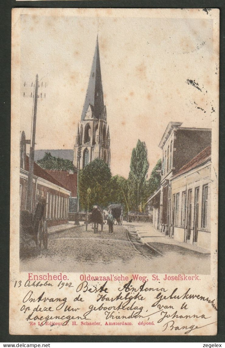 Enschede 1902 - Oldenzaalsche Weg - Enschede