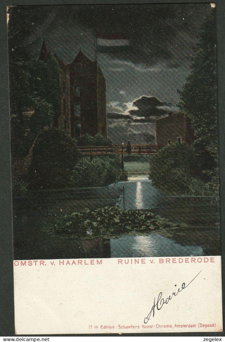 Haarlem Omstreken 1905 - Ruïne Van Brederode - Met Nachtelijke Bezoeker - Haarlem