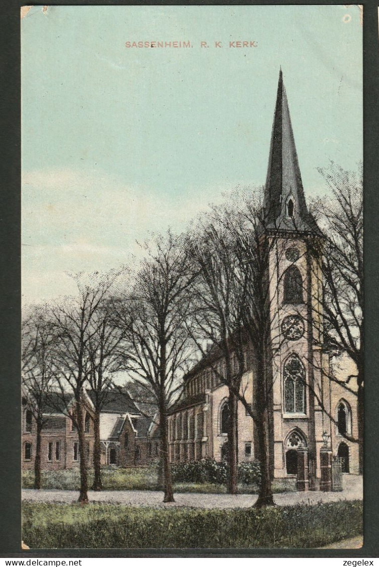 Sassenheim Rond 1900 R.K. Kerk - Sassenheim