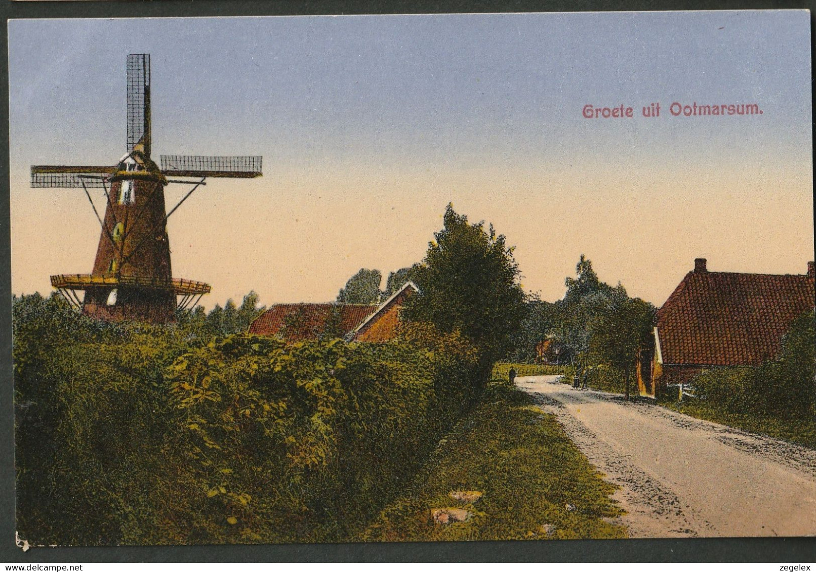 Ootmarsum 1920 - Weg Met Molen - Ootmarsum