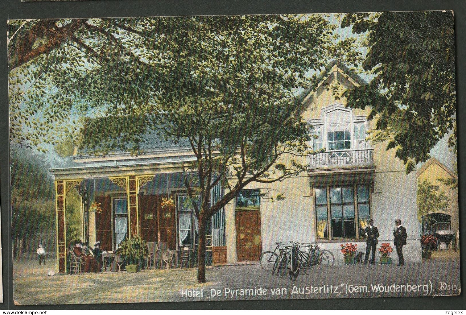 Gemeente Woudenberg Rond 1910 Hotel "De Pyramide Van Austerlitz"  - Zeist