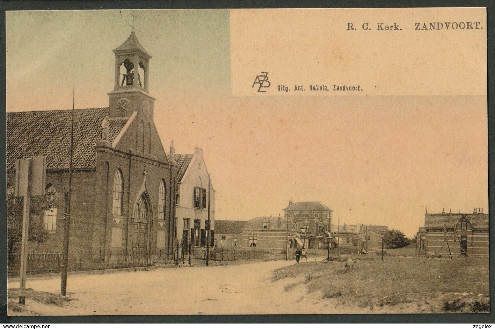 Zandvoort Rond 1910 - R.C. Kerk - Zandvoort