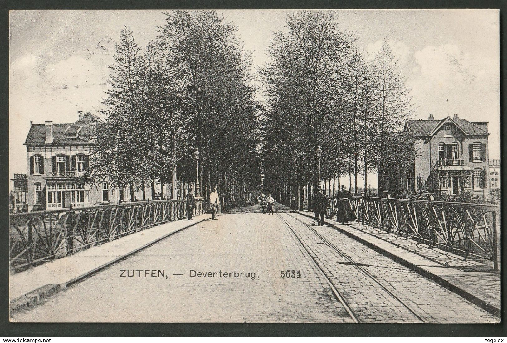 ZUTFEN (Zutphen Dus) Deventerbrug 1910 - Levendig - Zutphen