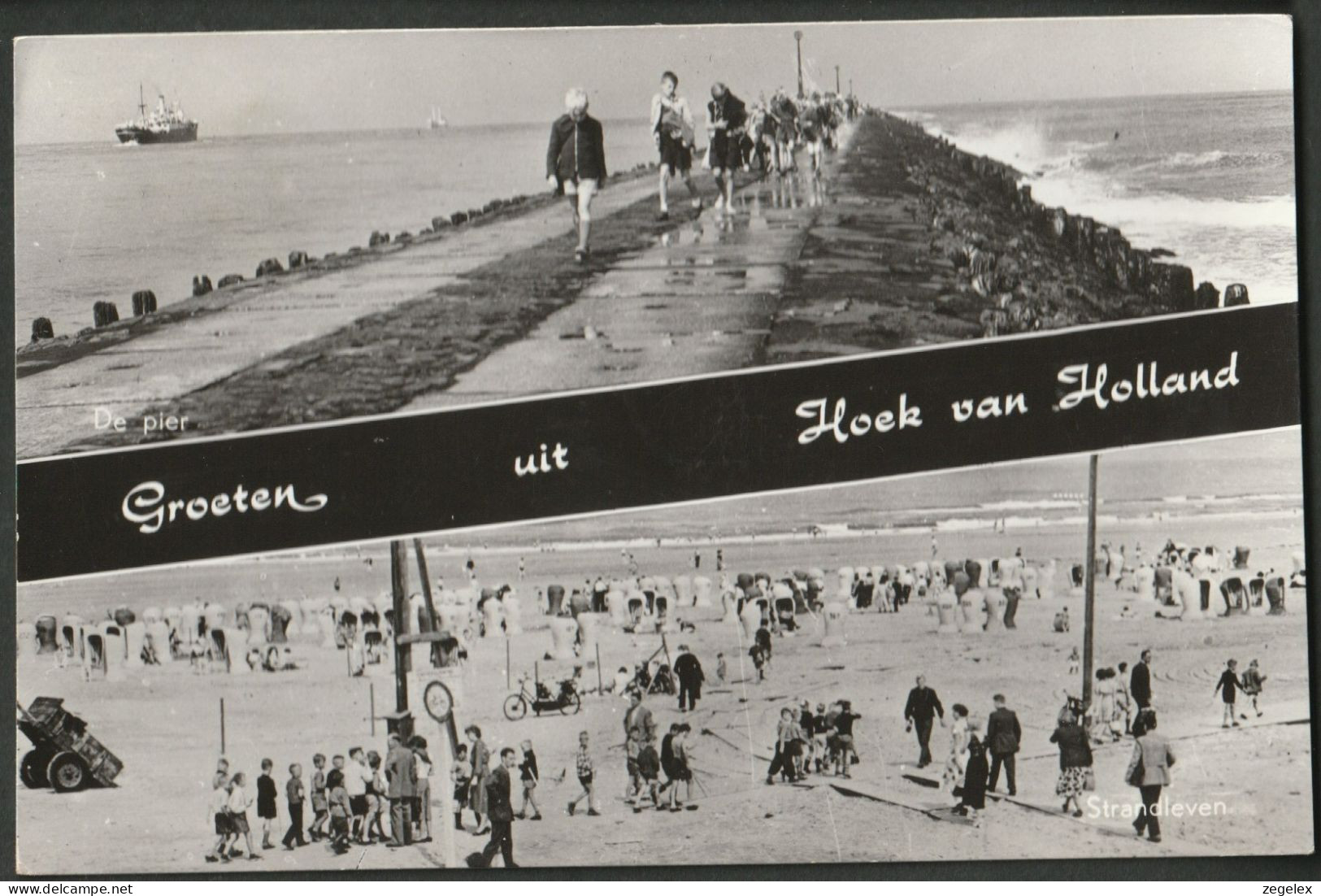 Hoek Van Holland 1963 Strandleven - Geanimeerd - Levendig - Hoek Van Holland