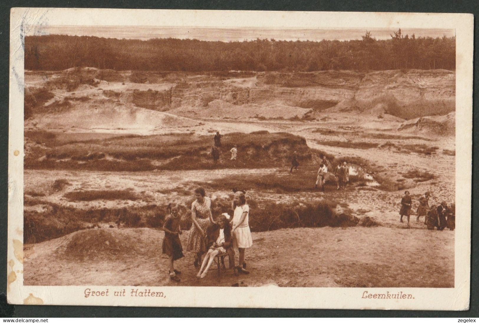 Hattem 1943 - Leemkuilen - Levendig - Hattem