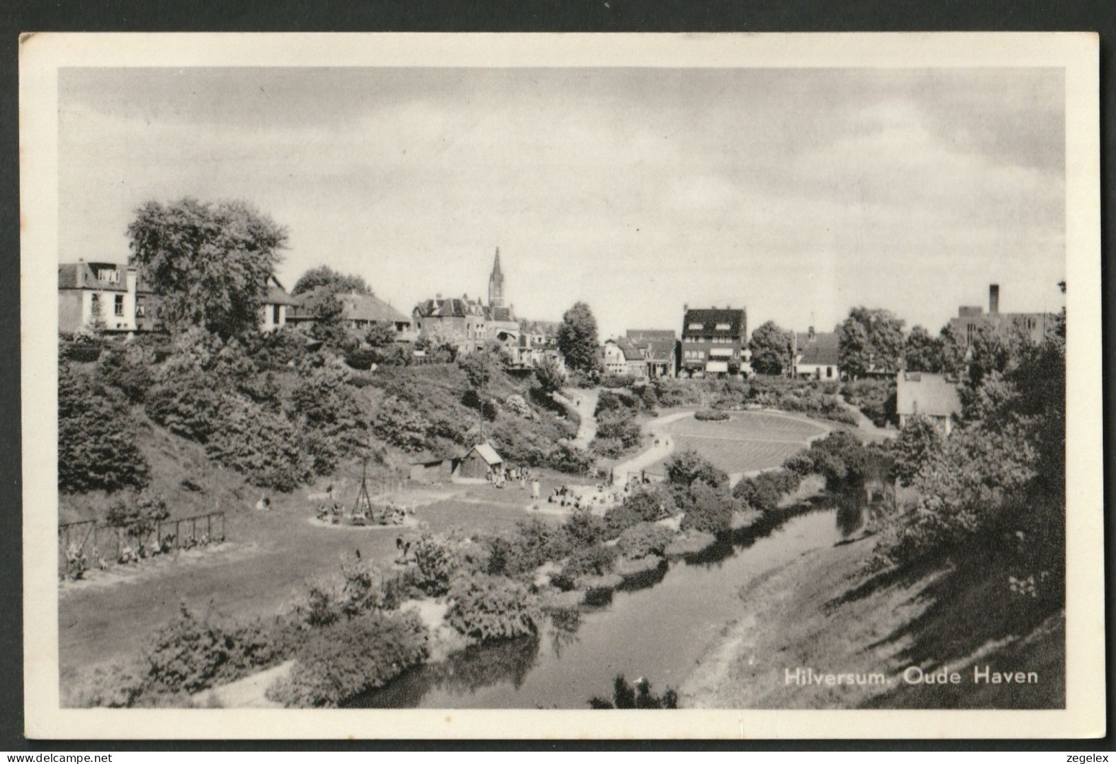 Hilversum 1956 Oude Haven  - Hilversum