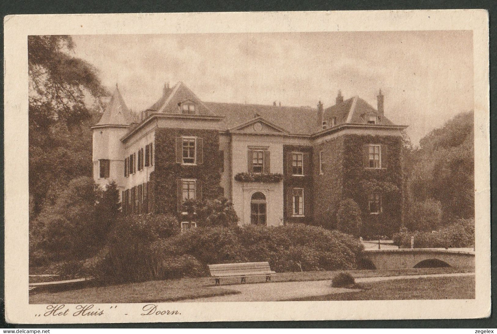 Doorn Rond 1955- Voorzijde Huis Doorn 1919. Dit Was 1920-1941 Verblijf Ex. Keizer Wilhelm II - Doorn