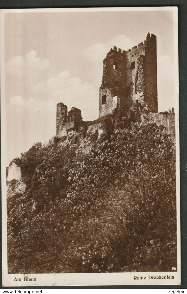 Ruine Drachenfels Am Rhein - 1929 - Drachenfels
