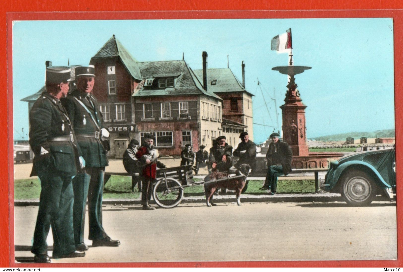 Saint Pierre Et Miquelon Place De Général De Gaulle  ATTELAGE DE CHIEN - Saint-Pierre-et-Miquelon