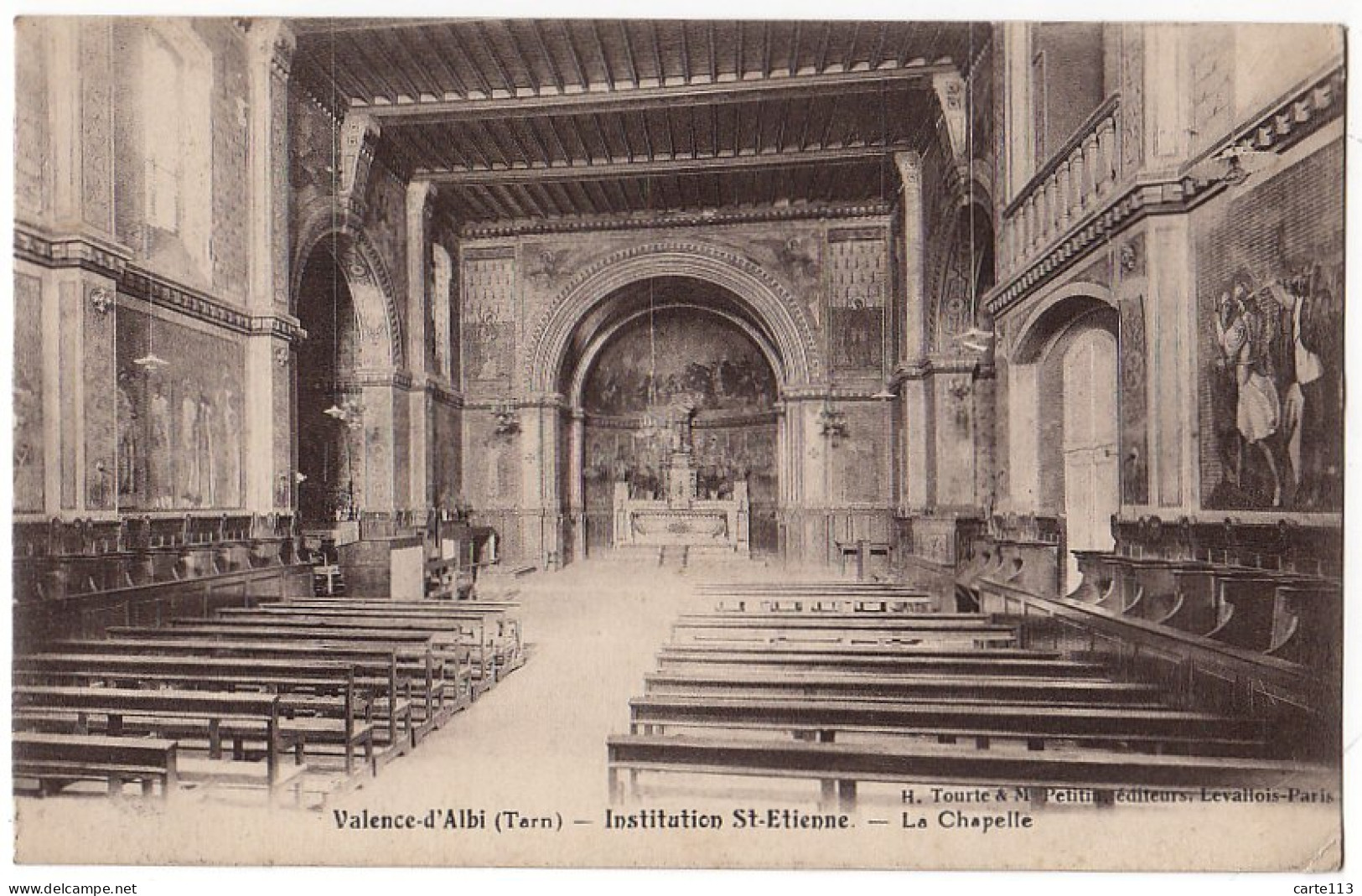 81 - B16537CPA - VALENCE D' ALBI - Institution Saint Etienne, La Chapelle - Bon état - TARN - Vaour