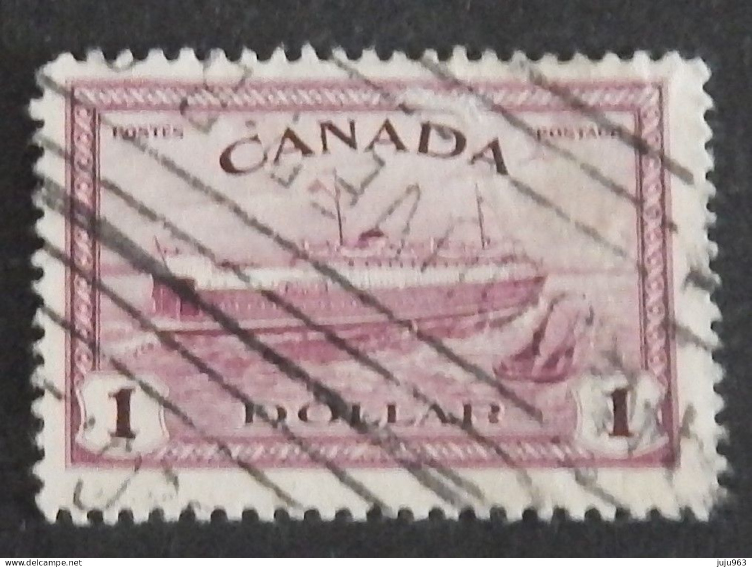 CANADA YT 224 OBLITERE "FERRY BOAT DU PRINCE EDOUARD" ANNÉE 1946 - Usati