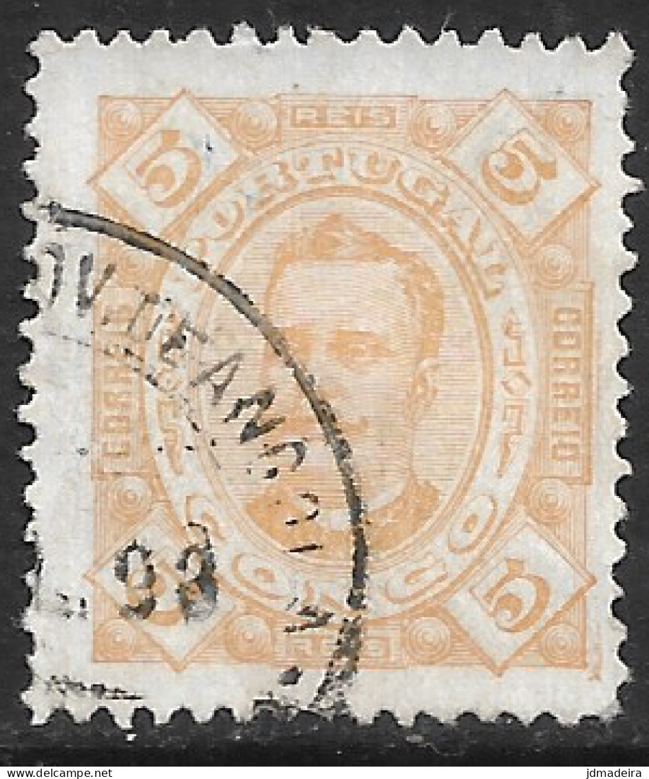 Portuguese Congo – 1894 King Carlos 5 Réis Used Stamp - Portuguese Congo