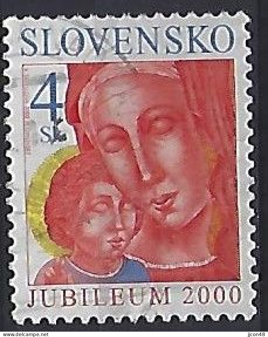 Slovakia 2000  Christmas (o) Mi.379 - Gebruikt