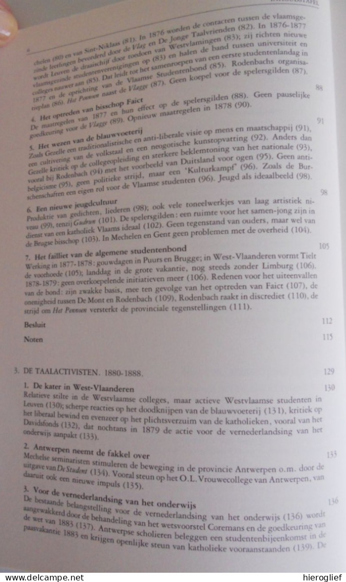 BEWOGEN JEUGD - Vlaanderen 1830-1895 Ontstaan En Ontwikkeling Vd Vlaamse Studenten Beweging Door Lieve Gevers ° Turnhout - Histoire