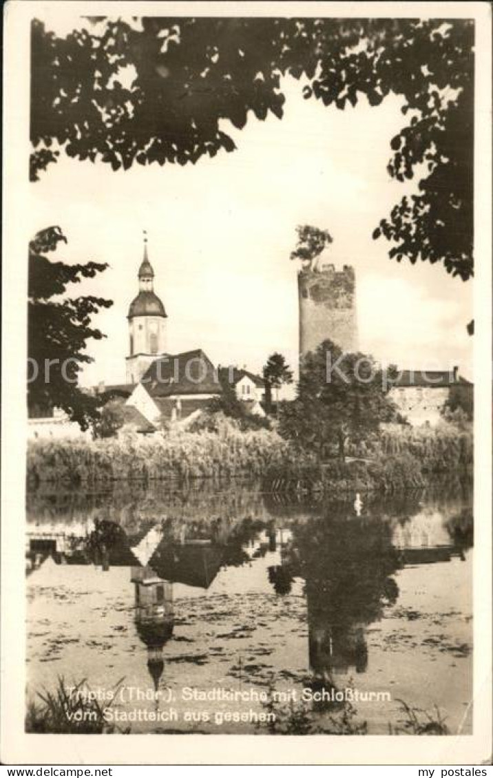 72405967 Triptis Kirche Mit Schlossturm Triptis - Triptis