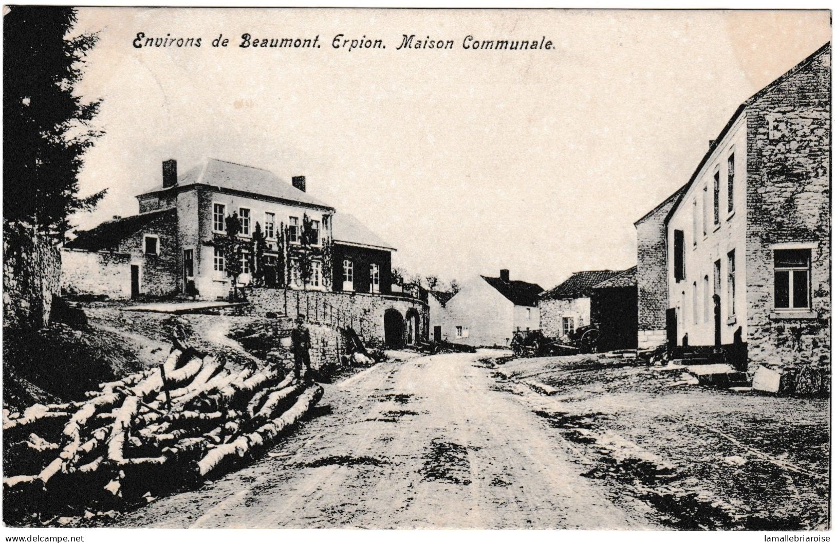 Belgique, Environs De Beaumont, Erpion, Maison Communale - Froidchapelle