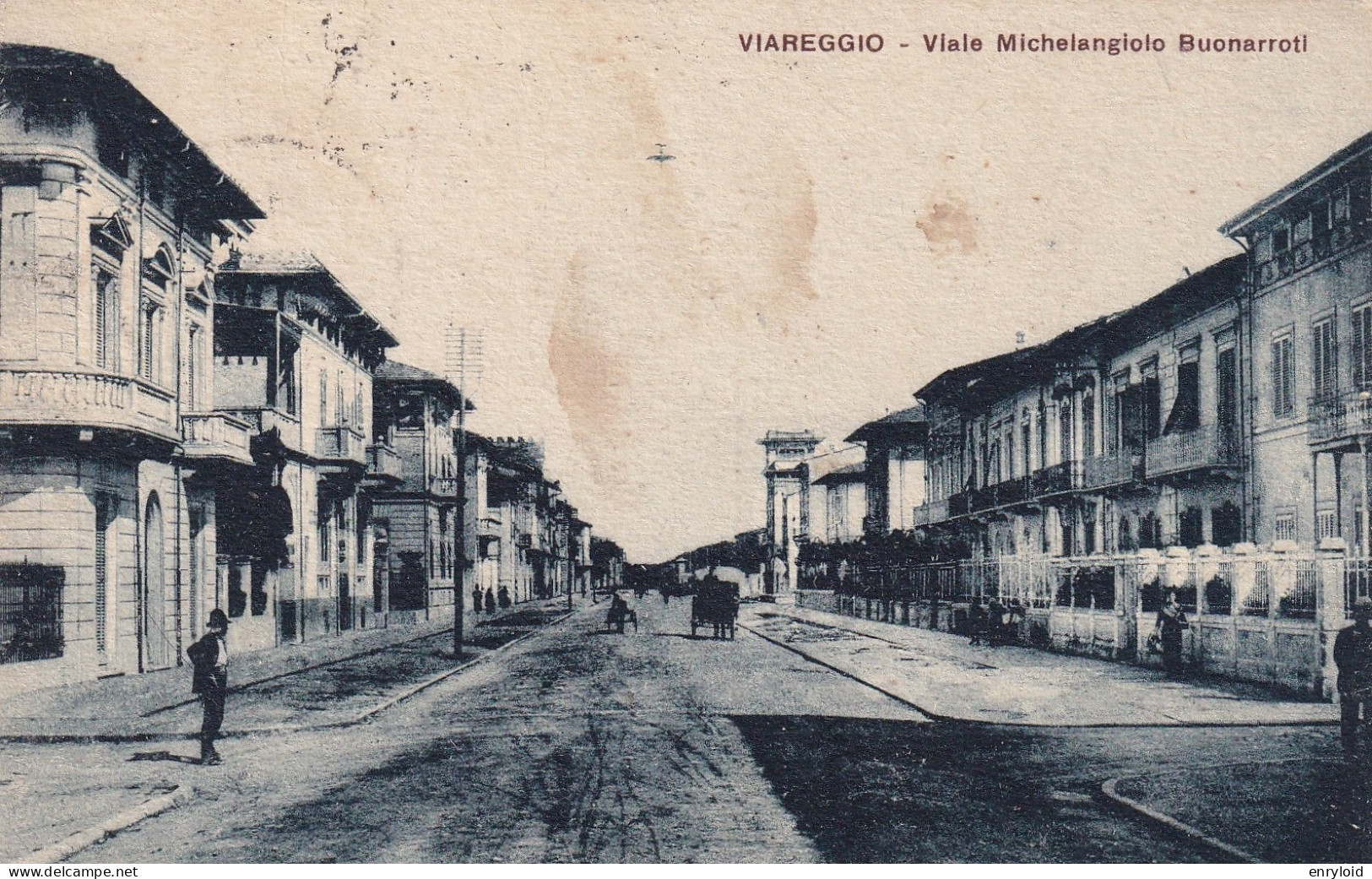 Viareggio Viale Michelangiolo Buonarroti 1927 - Viareggio