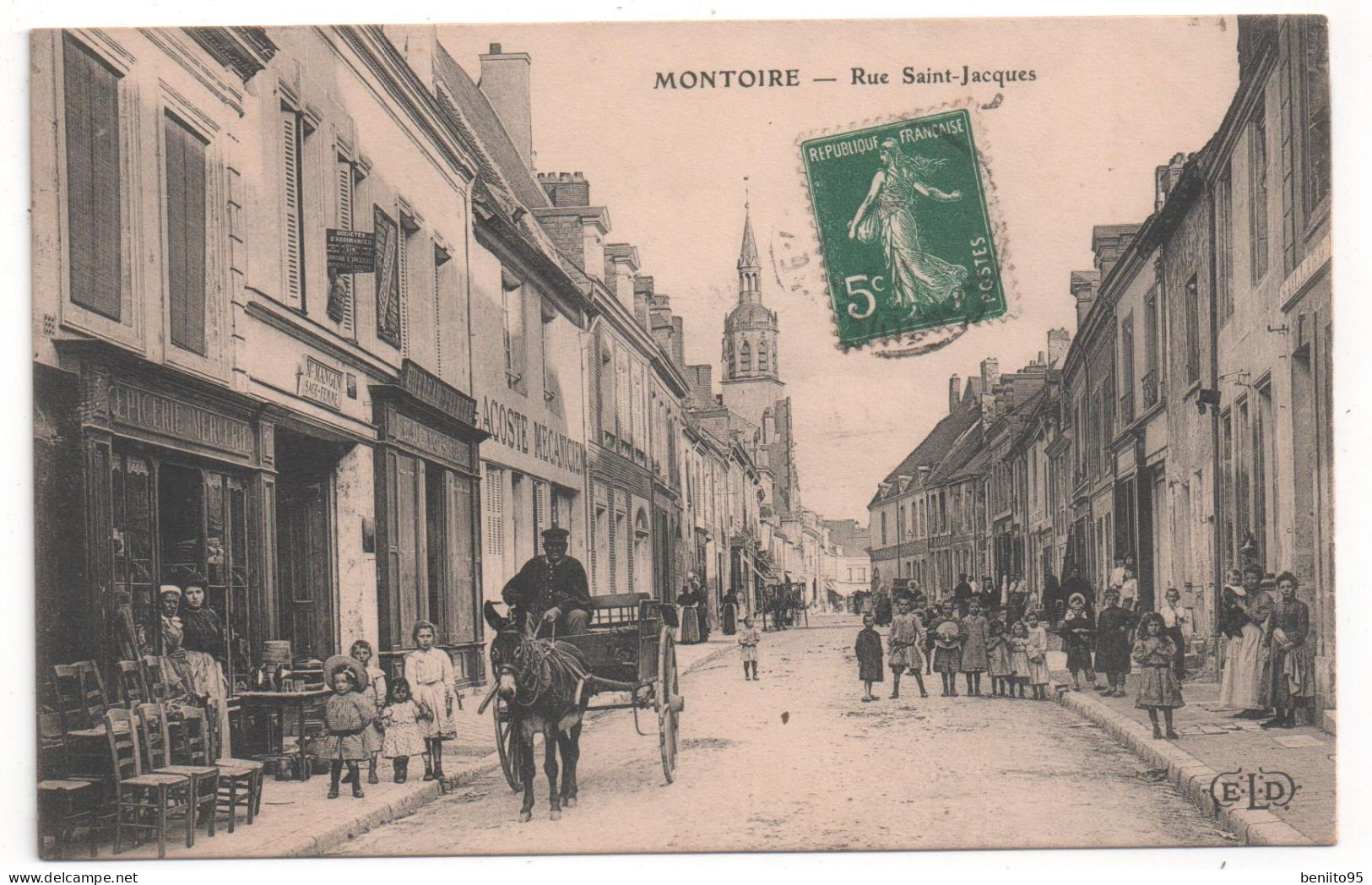 CPA De MONTOIRE  Rue Saint-Jacques. - Montoire-sur-le-Loir