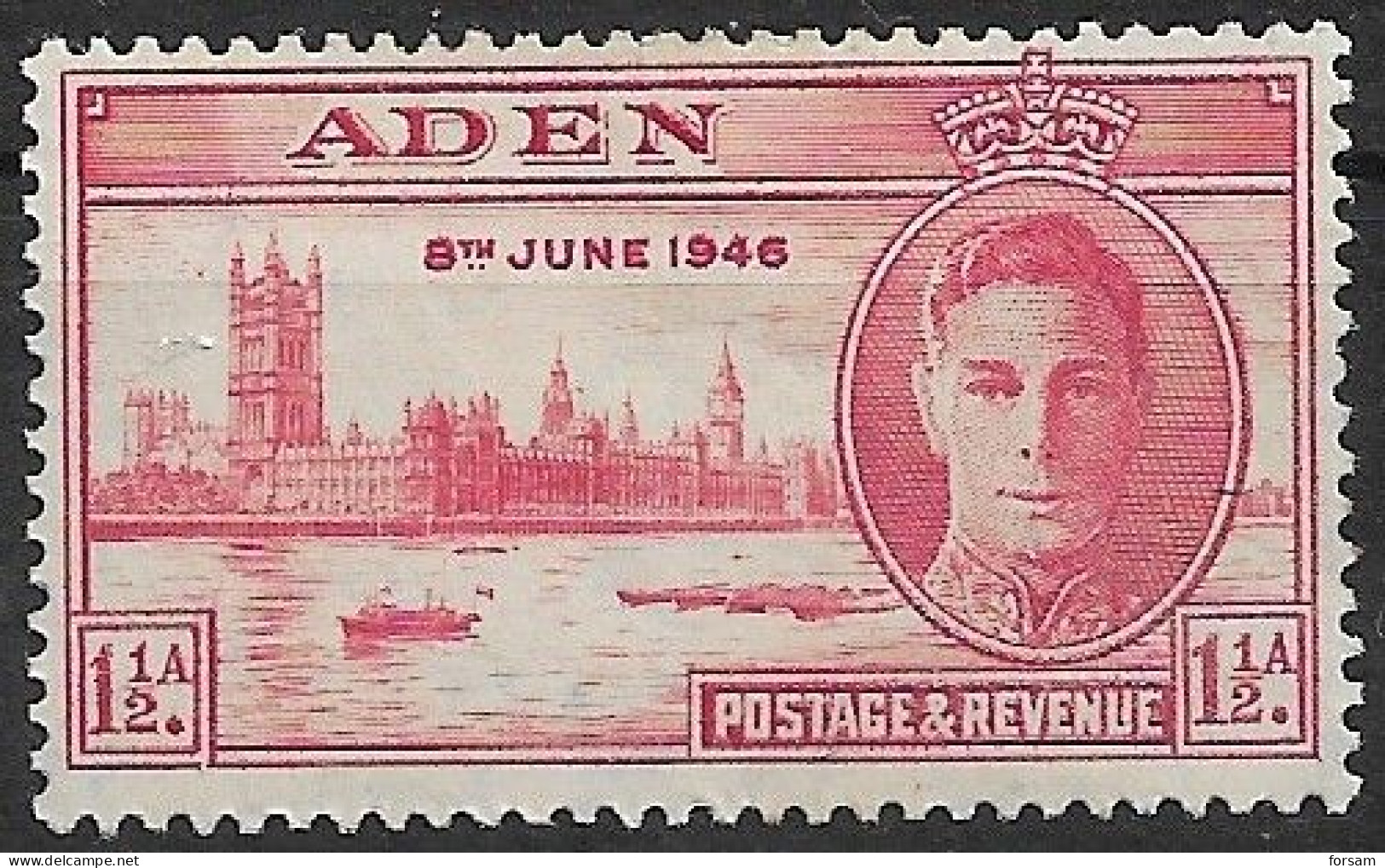 ADEN..1946..Michel # 29...MLH. - Aden (1854-1963)