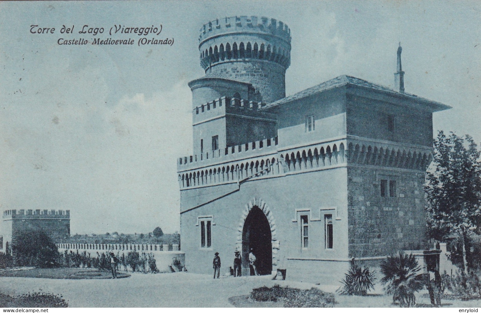 Torre Del Lago (Viareggio)  Castello Mediovale ( Orlando ) 1918 - Viareggio