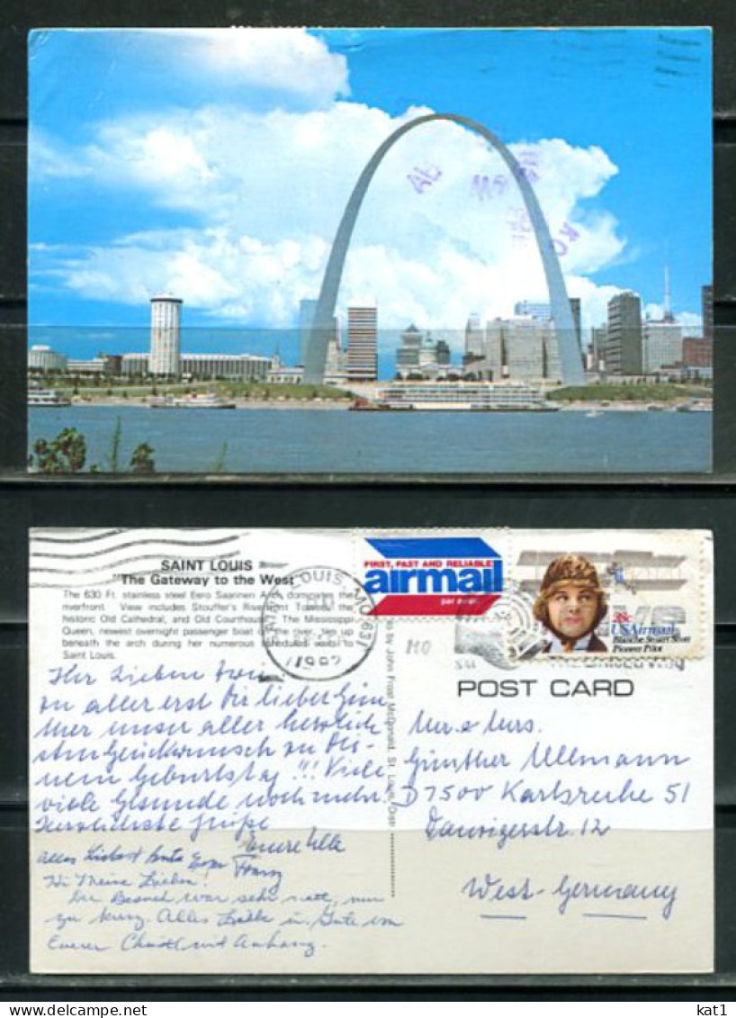 K20692)Ansichtskarte: St. Louis, The Gateway To The West, Gelaufen 1982 - St Louis – Missouri