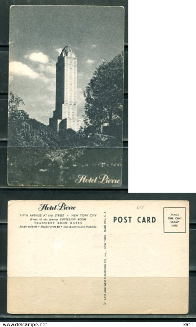 K20702)Ansichtskarte: New York, Hotel Pierre - Altri Monumenti, Edifici