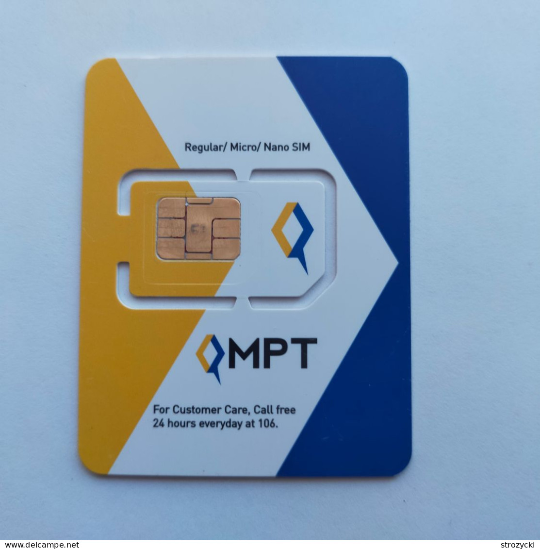 Myanmar - MPT (standard, Micro, Nano SIM) - GSM SIM  - Mint - Myanmar (Burma)