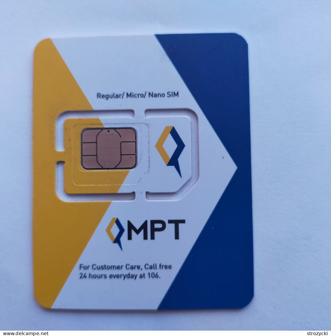 Myanmar - MPT (standard, Micro, Nano SIM) - GSM SIM  - Mint - Myanmar (Burma)