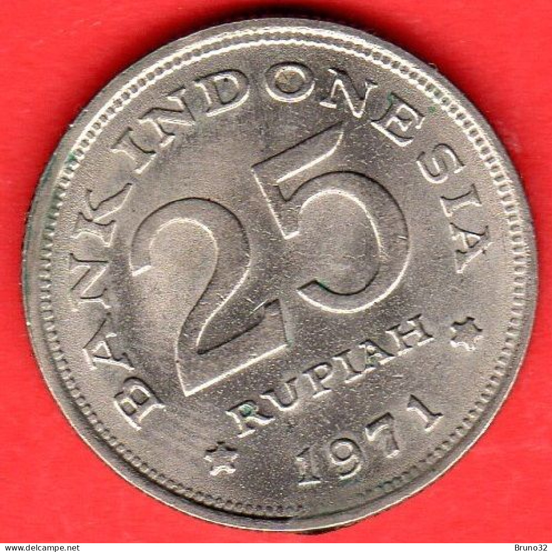 Indonesia - 1971 - 25 Rupiah - Bird - QFDC/aUNC - Come Da Foto - Indonesia