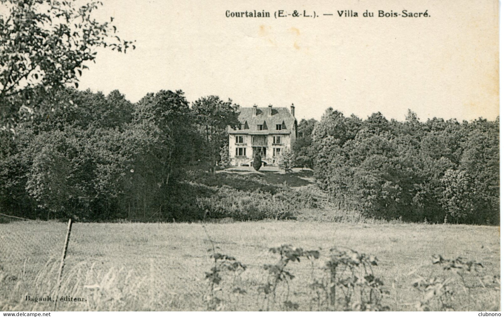 CPA - COURTALAIN - VILLA DU BOIS-SACRE (ETAT PARFAIT) - Courtalain