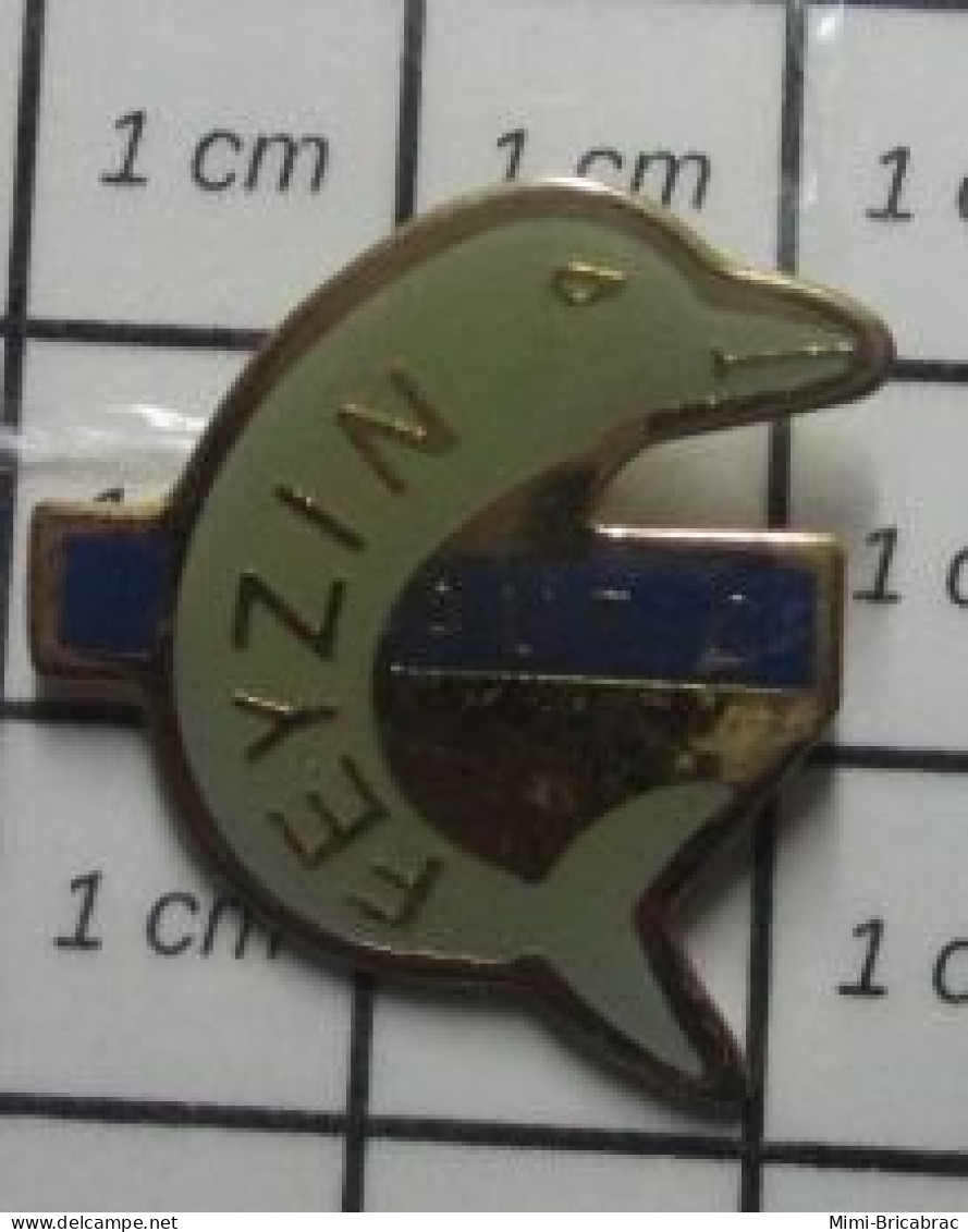 1517 Pin's Pins : BEAU ET RARE / SPORTS / NATATION DAUPHIN GRIS FEYZIN-VOEU - Swimming