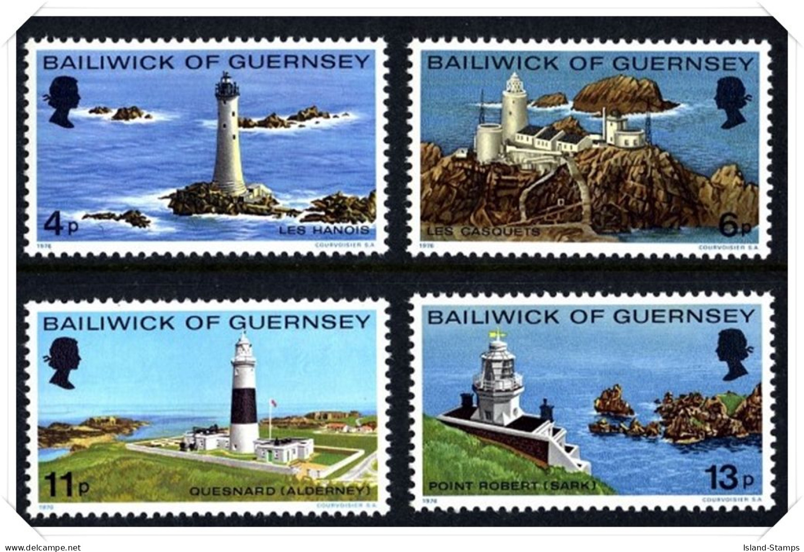 1976 Lighthouses Unmounted Mint - Guernesey