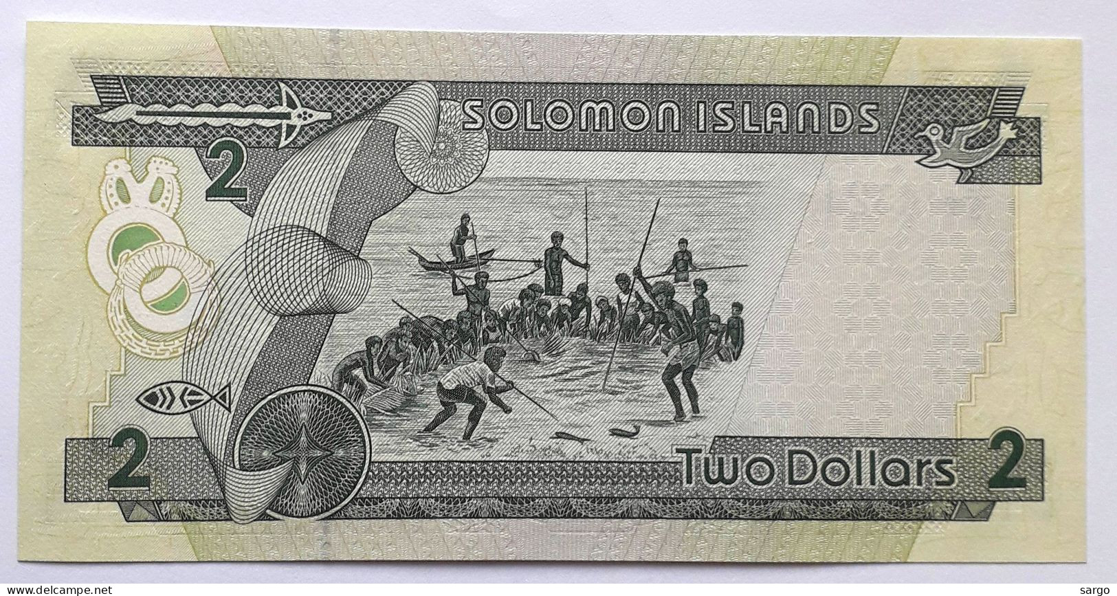 SOLOMON  - 2 DOLLARS - P 18  (1997) - UNC -  BANKNOTES - PAPER MONEY - San Tomé E Principe