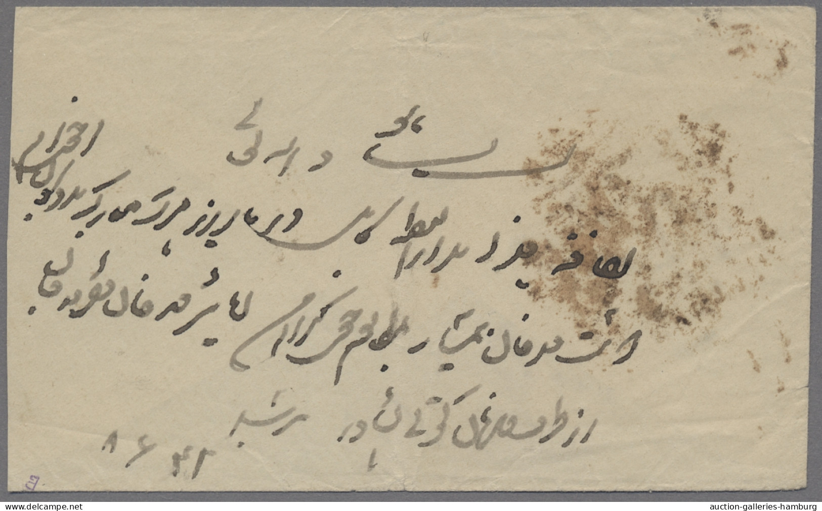 Afghanistan: 1893-1927, Vier Briefe, Davon Drei Inlandsbriefe Mit Freimarken Der - Afganistán